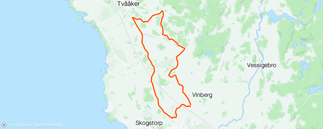 Map of the activity, Partempo med Peter