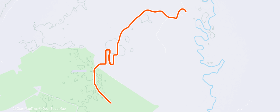 Map of the activity, MyWhoosh - Coffee Trail