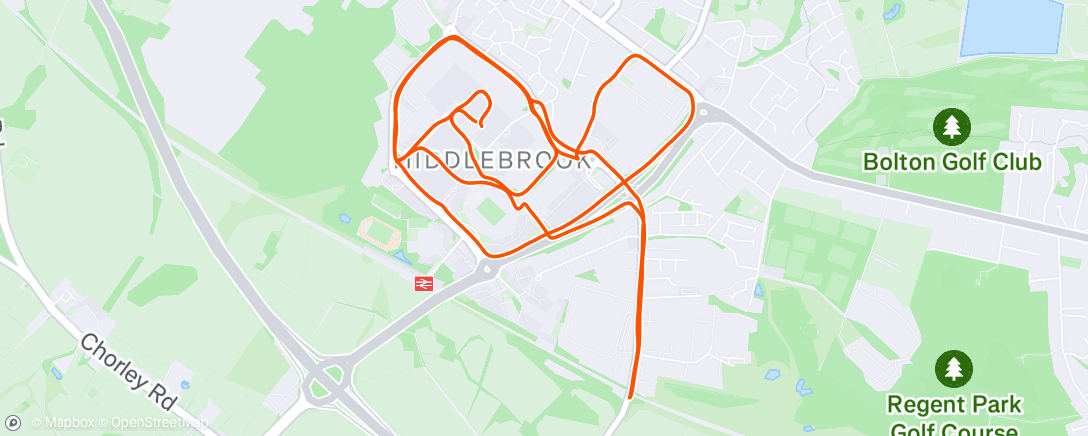 Map of the activity, Long warm down on tired legs 🏃‍♂️