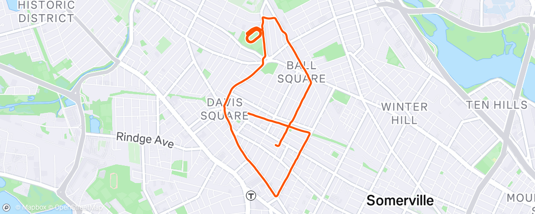 Map of the activity, Morning Lou