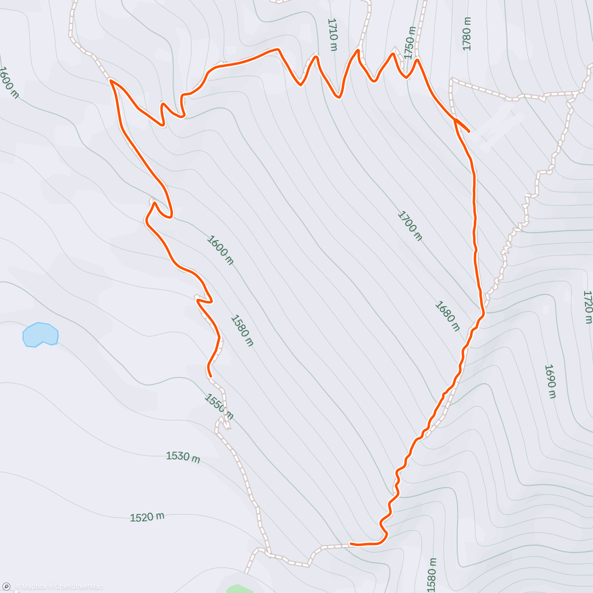 Map of the activity, Back to Bozeman but I am so slow and out of shape
