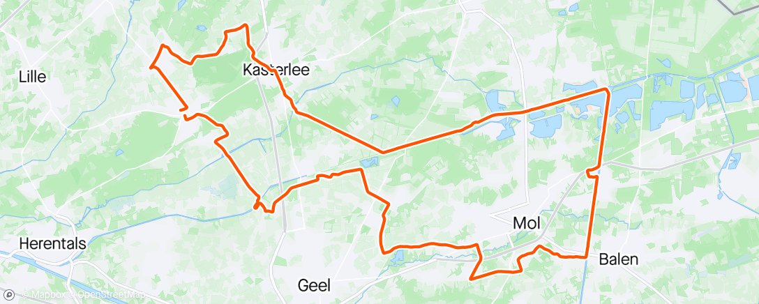 Map of the activity, Back on the roadbike 🤞
