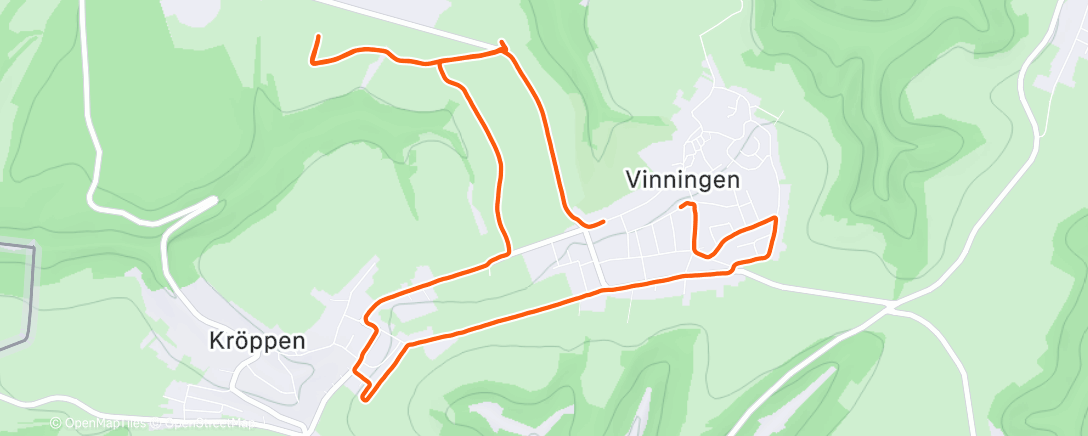 「Afternoon Run」活動的地圖