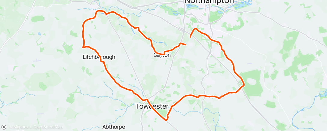Map of the activity, Evening Ride - Good to have the old girl back!