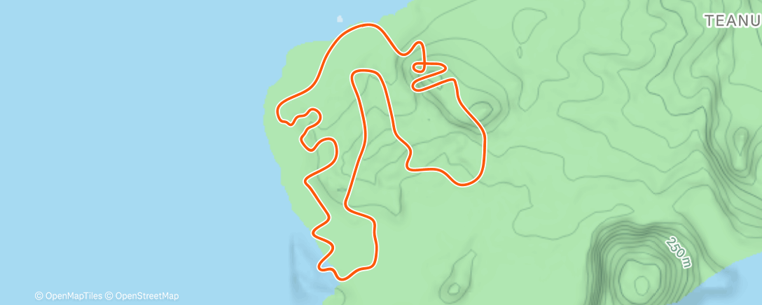 Map of the activity, Zwift - Hilly Route in Watopia