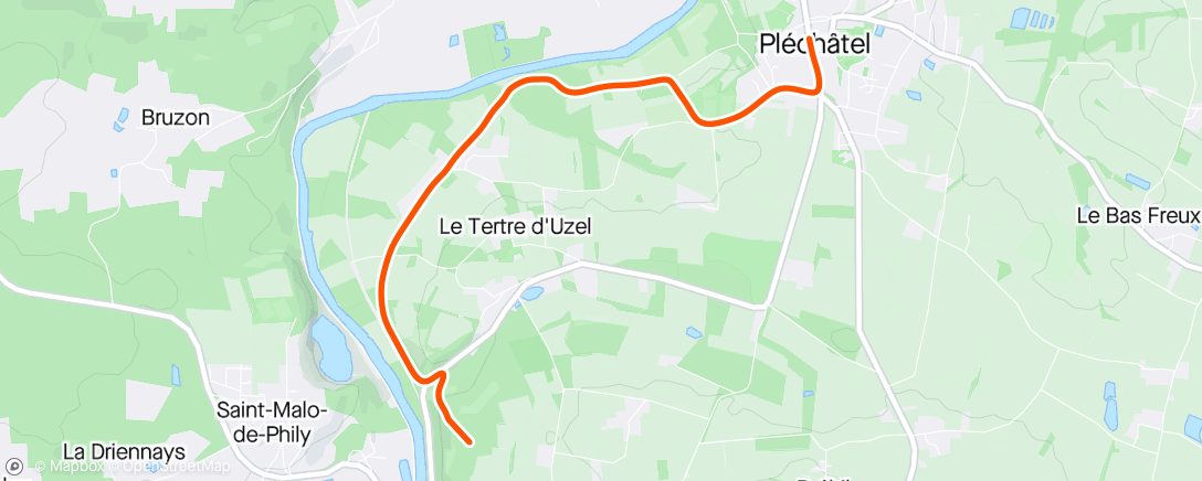 「Vélo, via Social Ride」活動的地圖