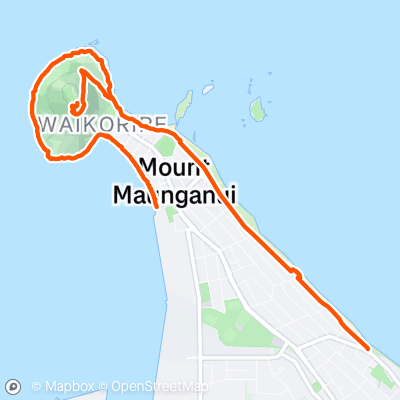 Mauao 1/2 Marathon | 21.2 km Running Route on Strava