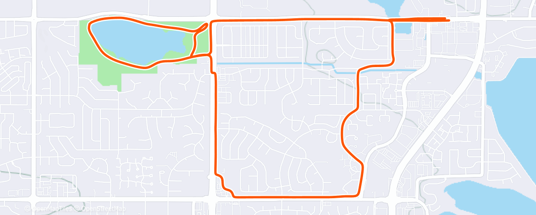 Map of the activity, Afternoon Ride