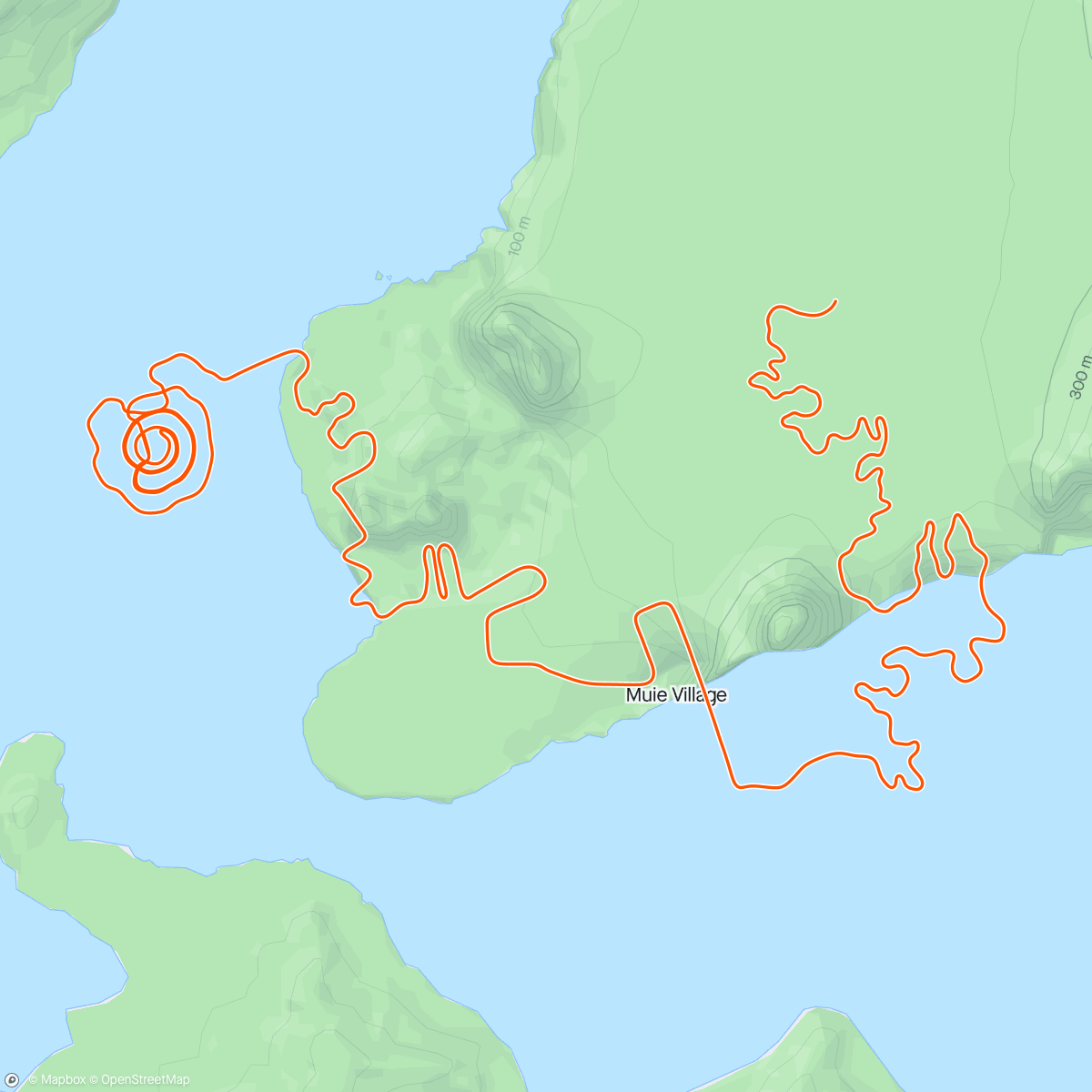 Mapa da atividade, Zwift - Legends and Lava in Watopia
