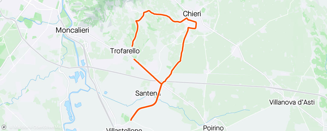 Map of the activity, Sciallo