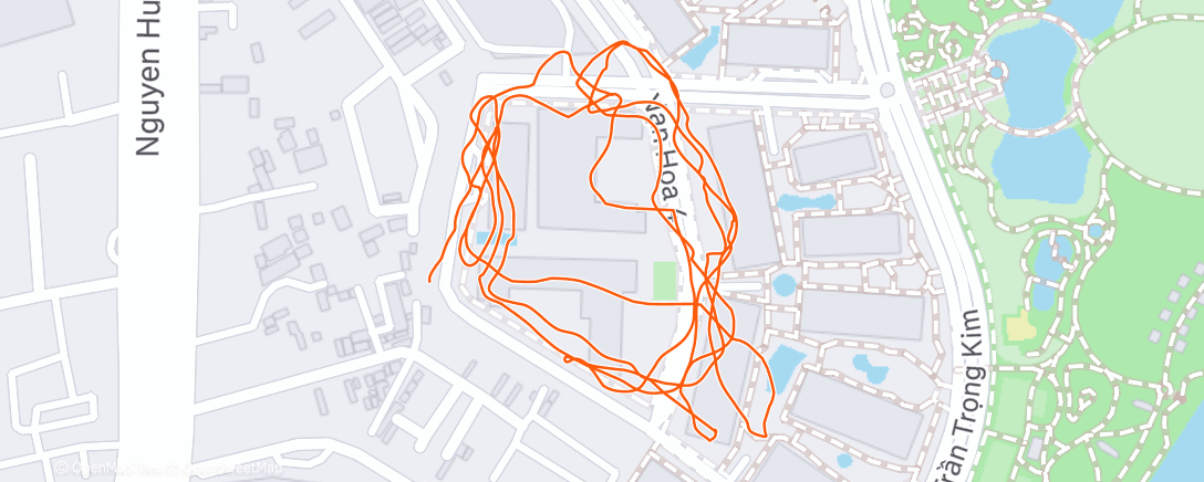 Карта физической активности (Morning Run)