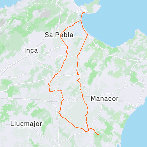 Alcudia San Salvador 125.1 km Cycling Route on Strava