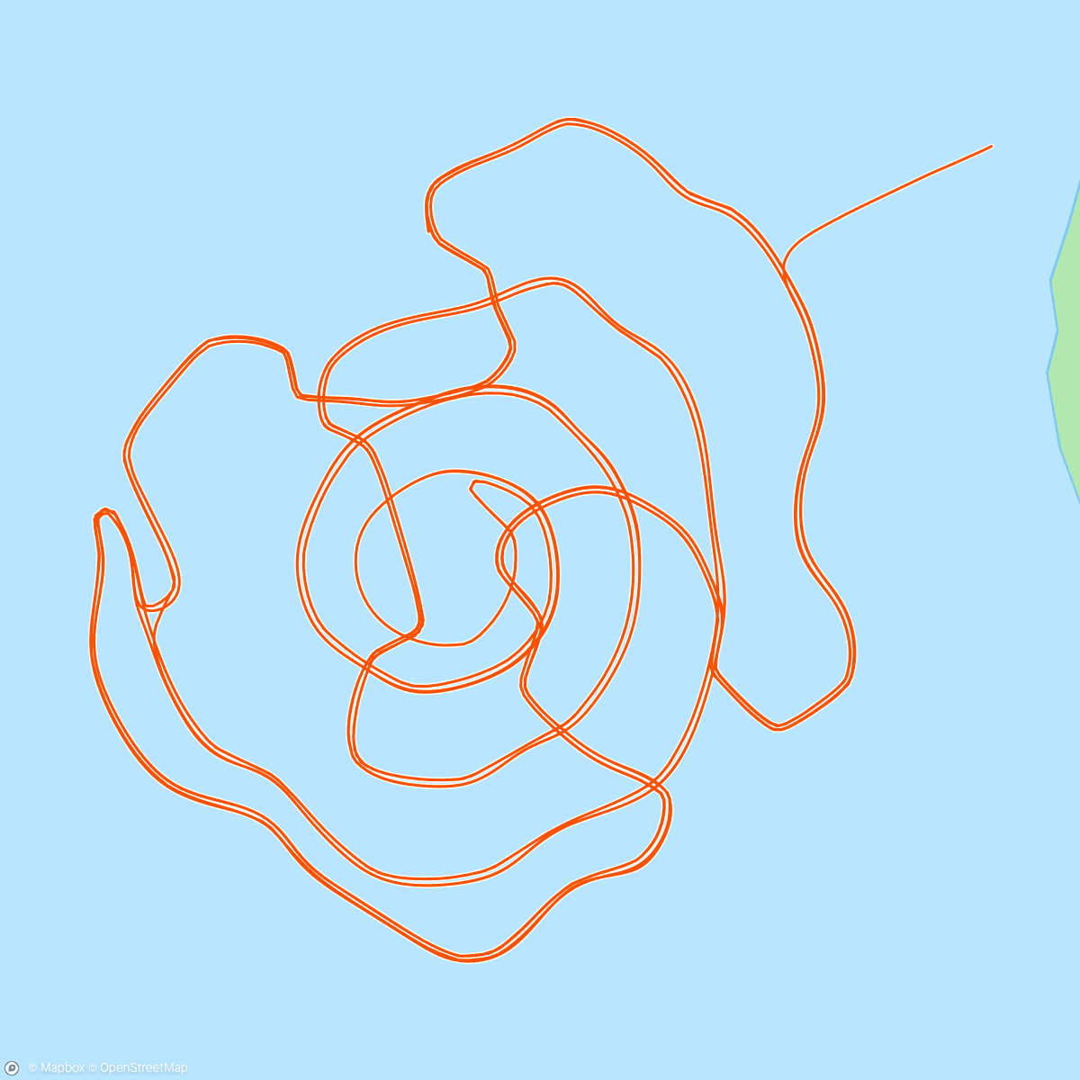 Map of the activity, Zwift - z2 on Volcano Circuit in Watopia
