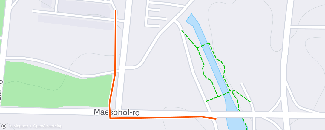 Map of the activity, Afternoon Ride