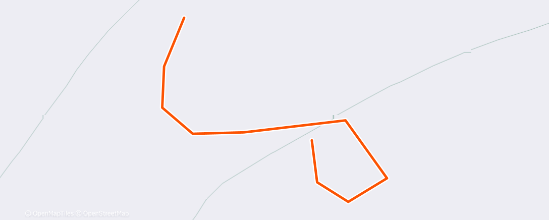 Map of the activity, Заезд на горных лыжах (после обеда)