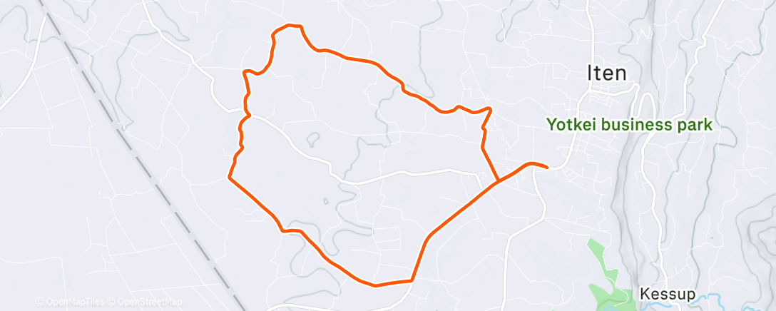 Map of the activity, Rondje met Abdi 🏃🏼‍♂️🏃🏿‍♂️