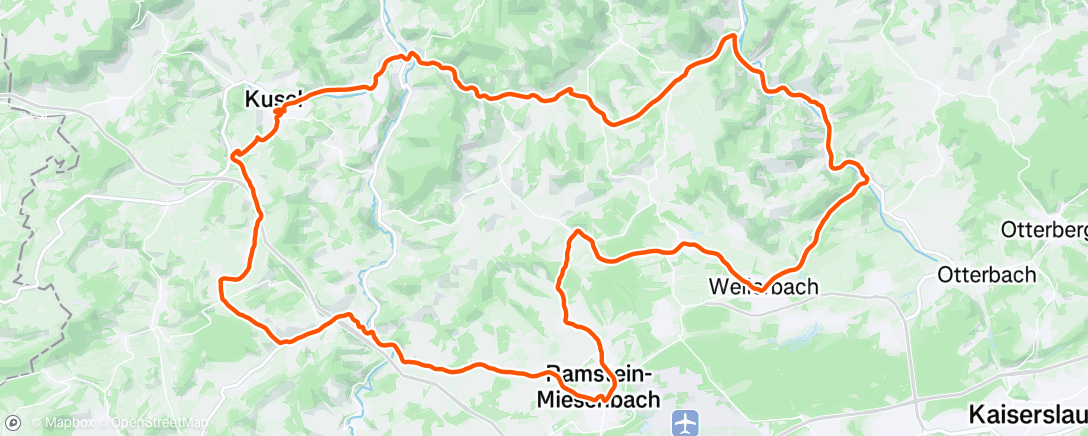 Map of the activity, Kreis Kusel