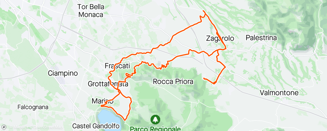 「Giro dell'ora di pranzo」活動的地圖