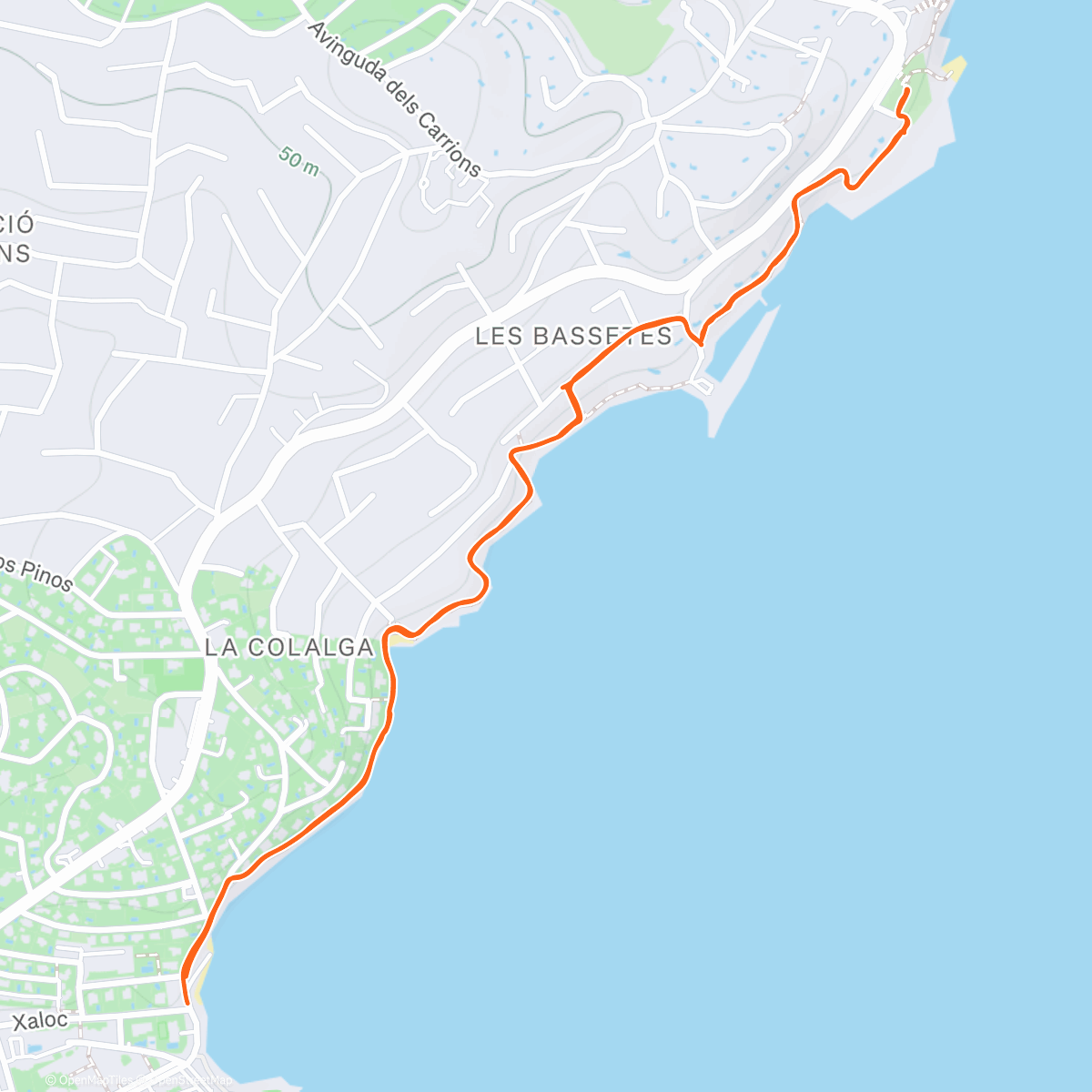 Map of the activity, Feeling free when outside 🤍