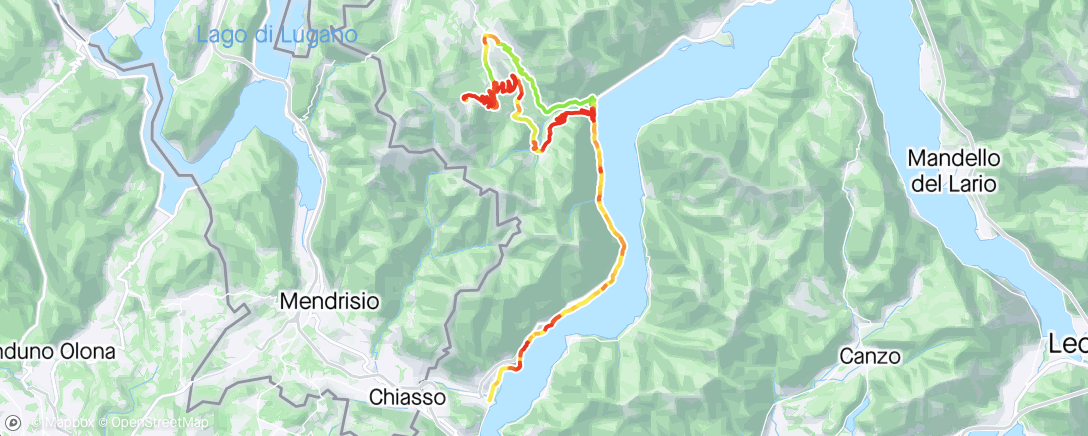 Map of the activity, In Valle