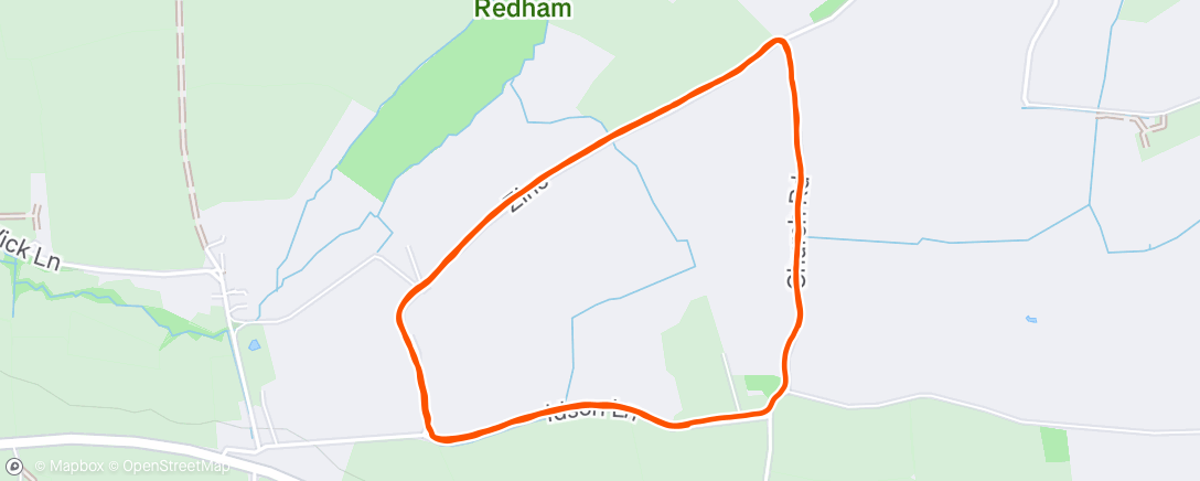 Map of the activity, Morning Walk