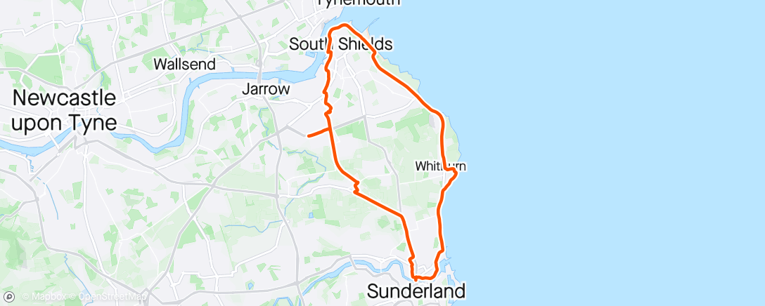 Map of the activity, Morning Ride 🌫️