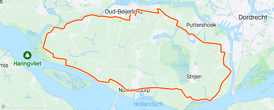 Map of the activity, Endurance in de kou