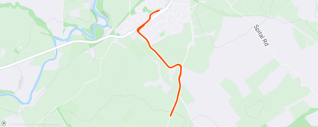 Map of the activity, Hill Reps