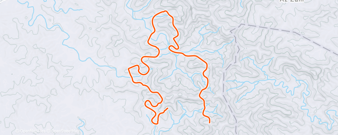 Map of the activity, MyWhoosh - Active Recovery