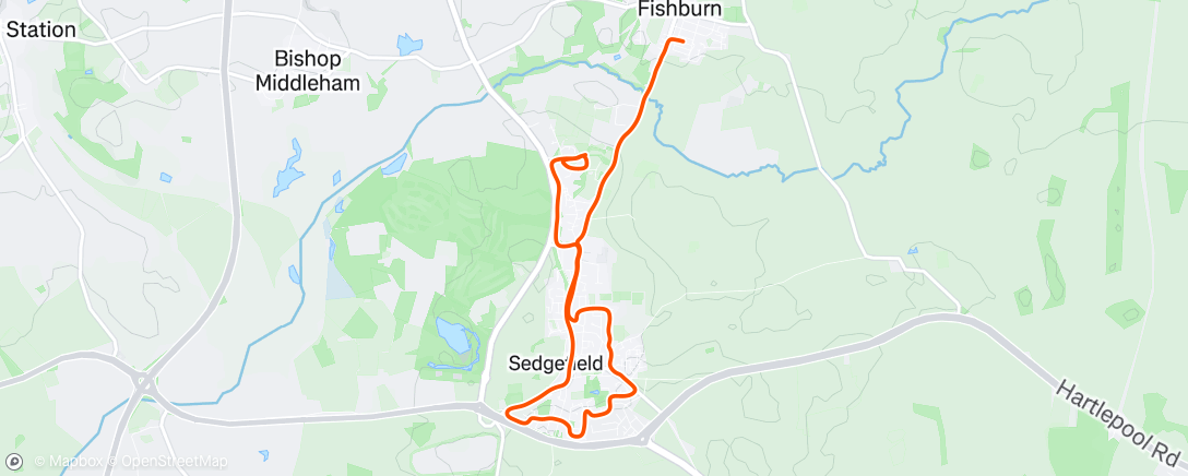 Map of the activity, 🐕 🏃‍♂️