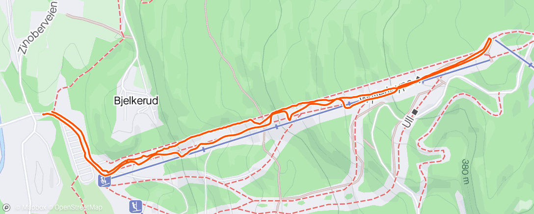 Mapa de la actividad (Lunch Backcountry Ski)