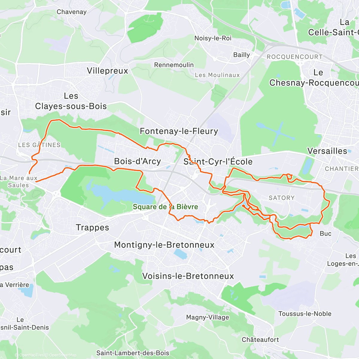 Map of the activity, Graveulement bien! 🤩🥶