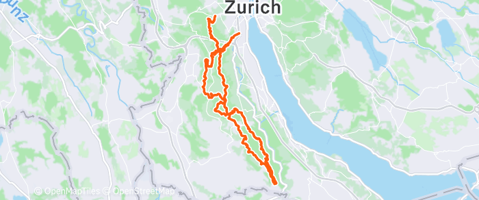 Route map of Horgen Loop