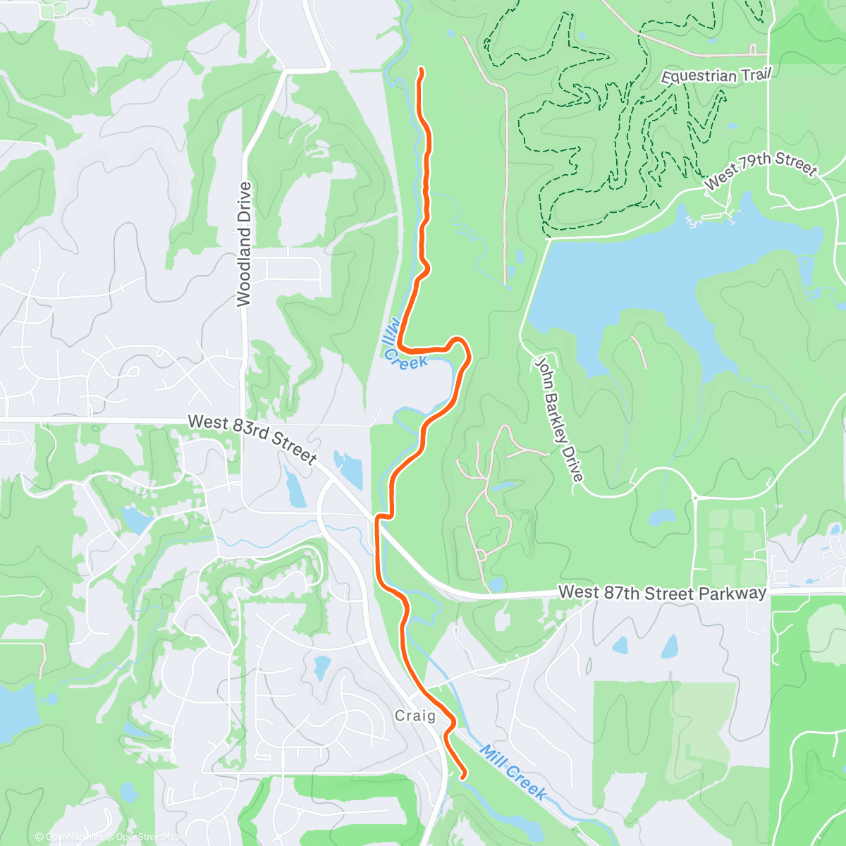 Map of the activity, Annie miles