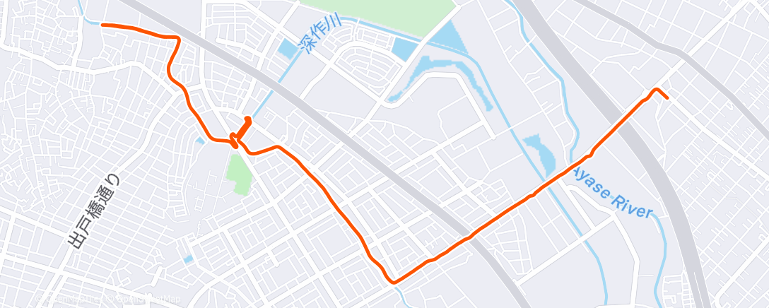 Карта физической активности (Morning Run)