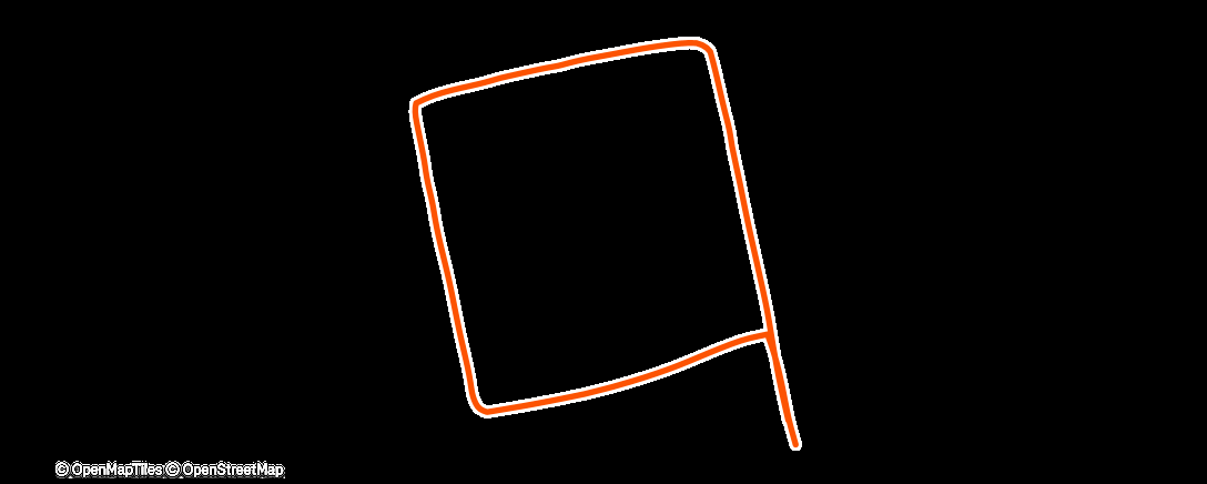 Map of the activity, Mittagspaziergang