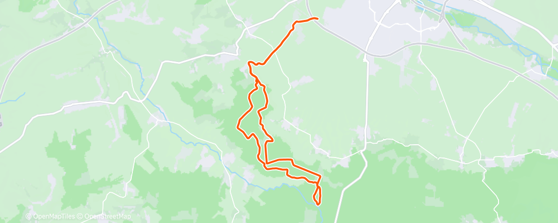 Mapa de la actividad, 1/2 Gravel dans la neige