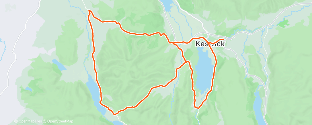 Map of the activity, Morning Ride