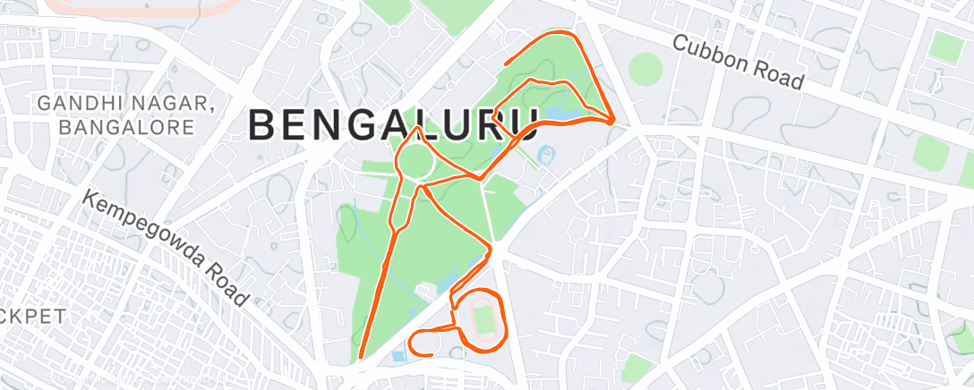 Map of the activity, Last Run of 2025