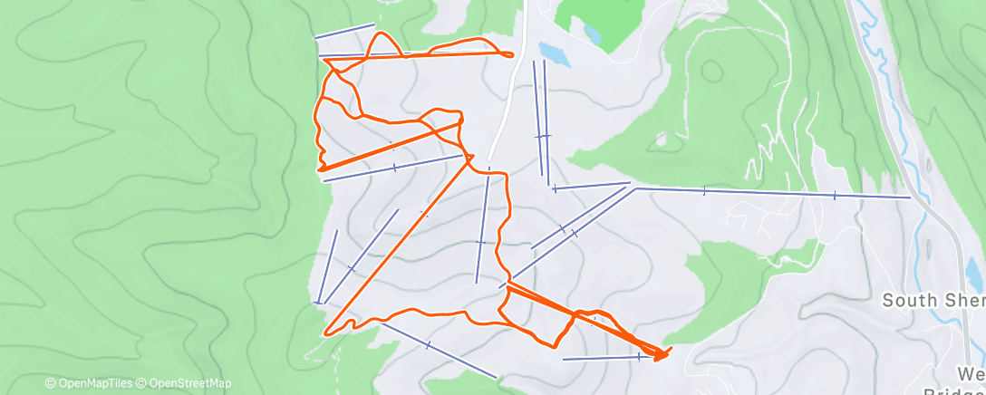 Map of the activity, Killingtons version of pow