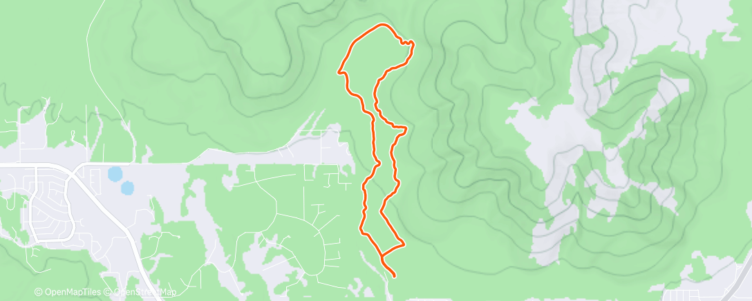 活动地图，hug the mountain