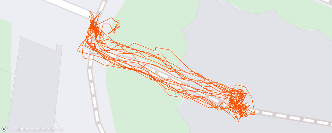 Map of the activity, Morning HIIT