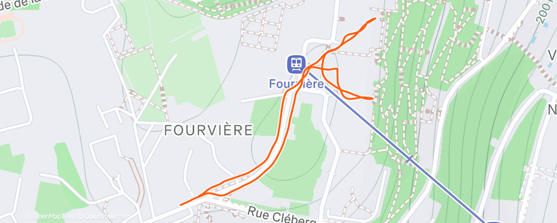 Карта физической активности (Marche le matin)