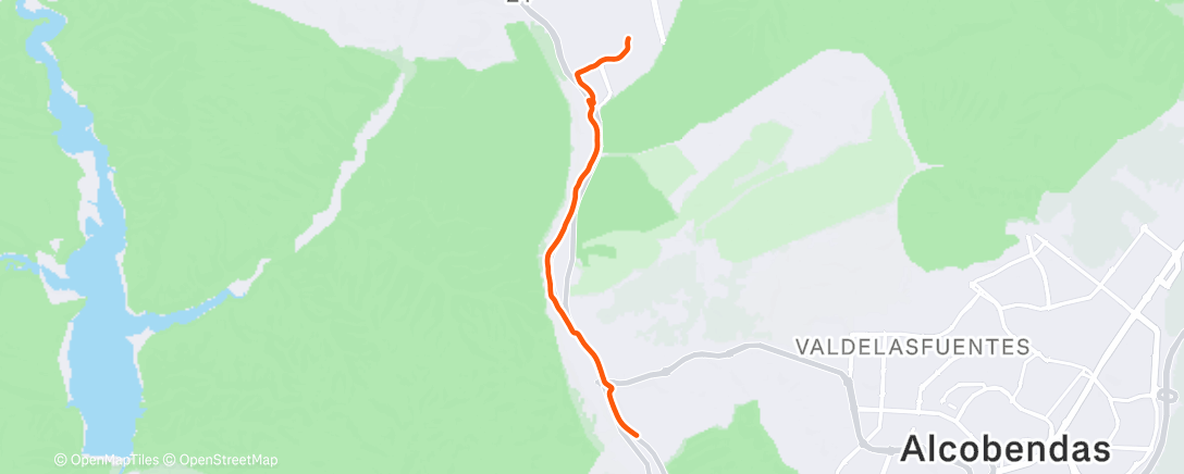 Map of the activity, Morning Ride