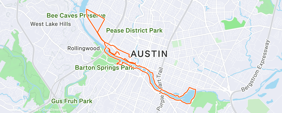 Карта физической активности (Morning Run)