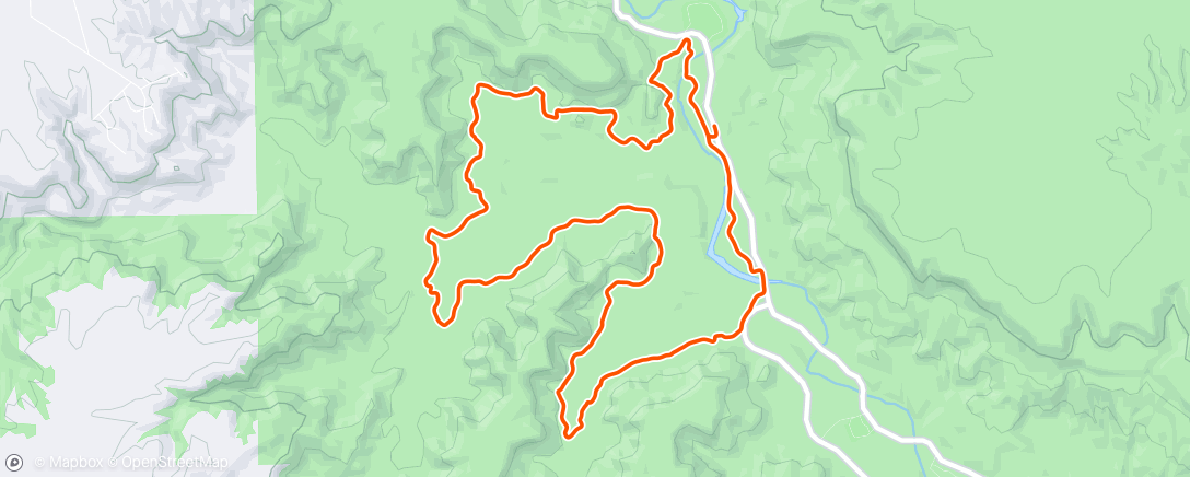 Map of the activity, Lap 10.
