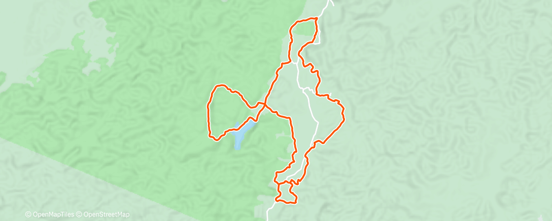 Map of the activity, Morning Run