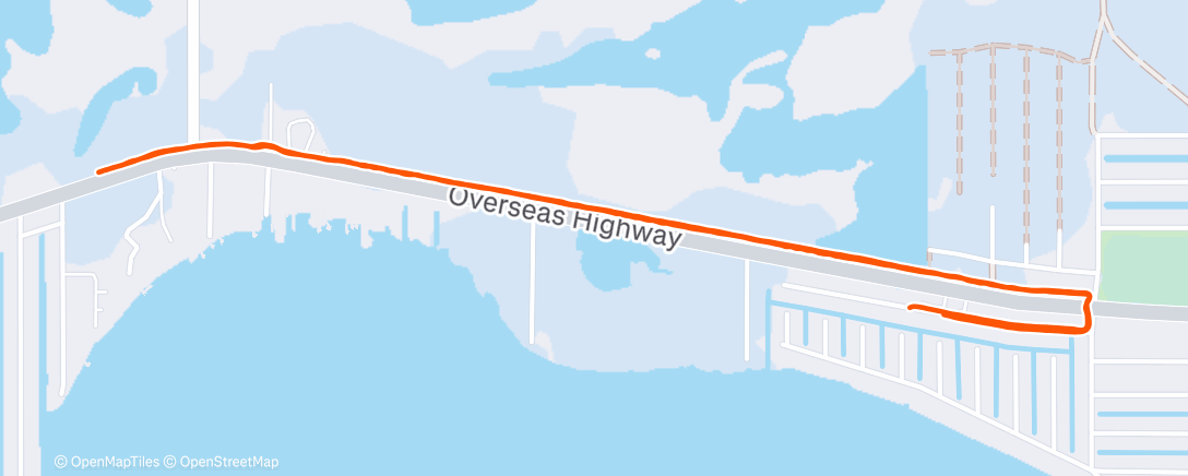 Map of the activity, Easy HR Z2 “Run”