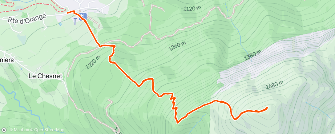 Mappa dell'attività Sur Cou 🥶