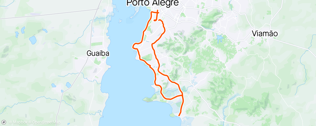 Map of the activity, Belém Novo